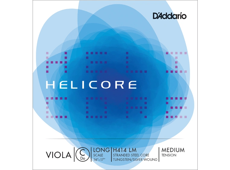 D'addario H414 LM HELICORE VIOLA C LONG MED 
